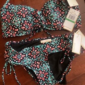 Michael Kors bikini - bottoms size small. Top size large.  brand new with tags